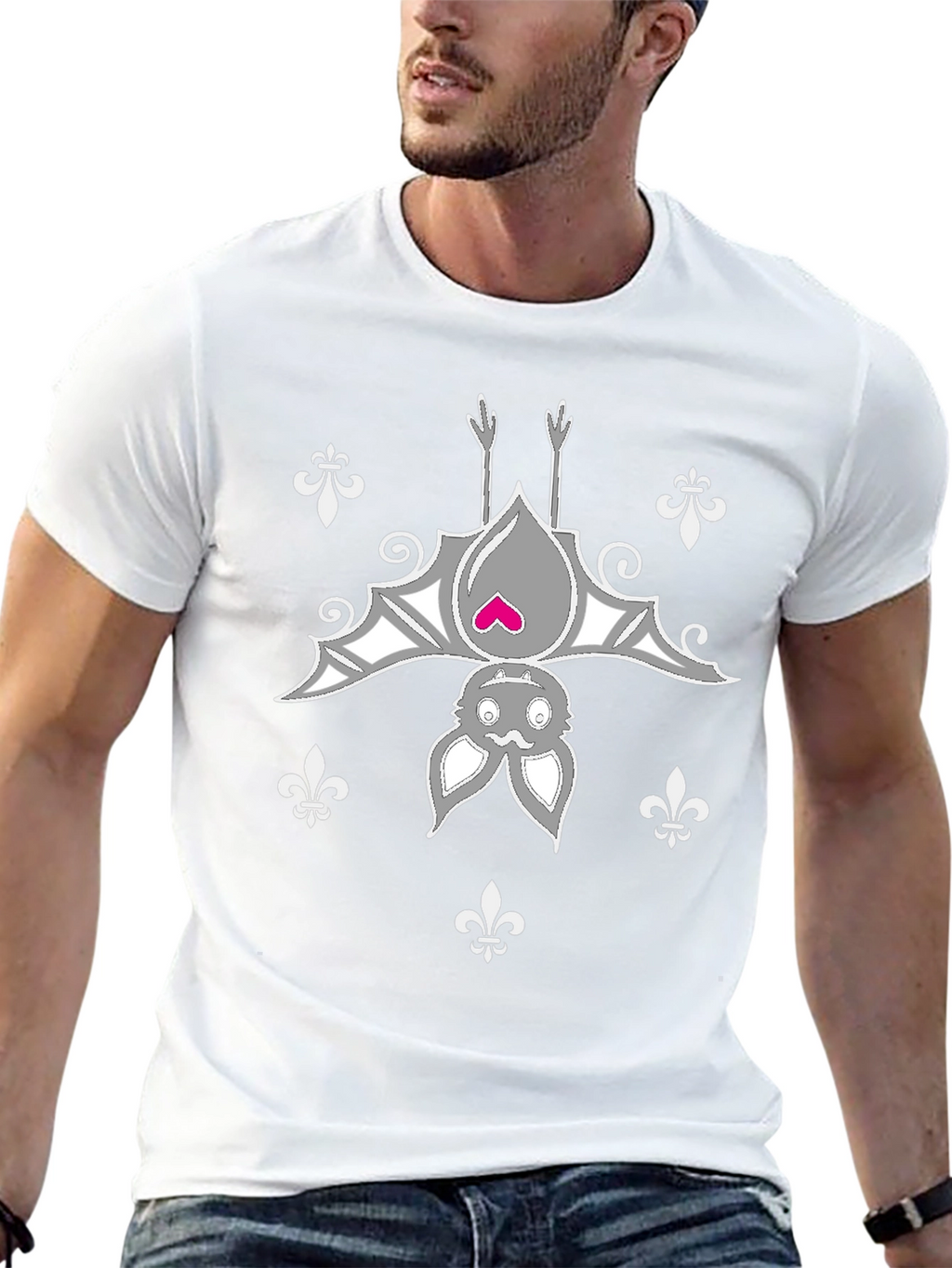 Upside Down Bat Tee