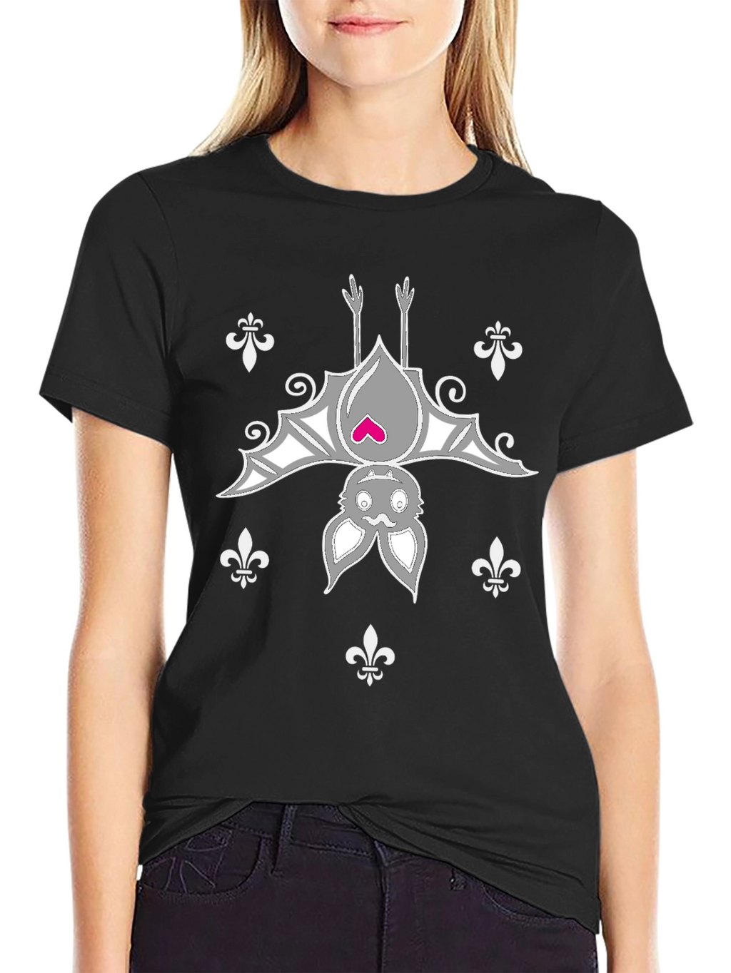 Upside Down Bat Tee