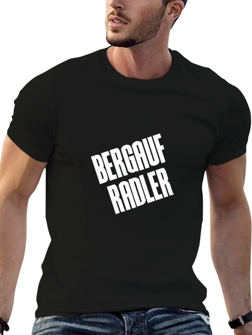 Berglauf Radler Graphic Tee - Black Casual T-Shirt