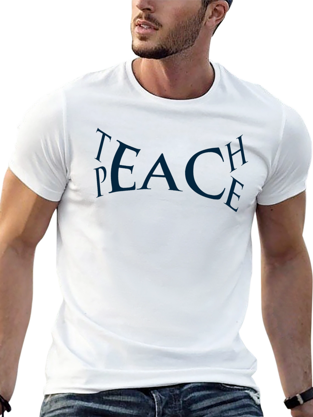 Teach Peace Graphic T-Shirt