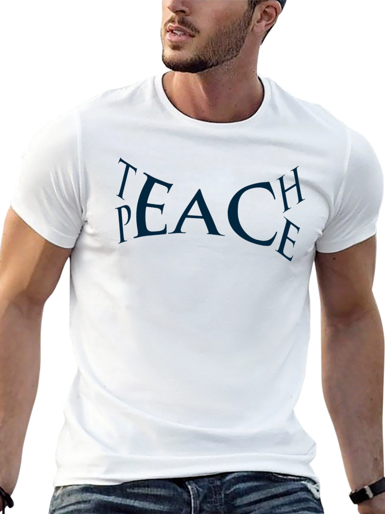 Teach Peace Graphic T-Shirt