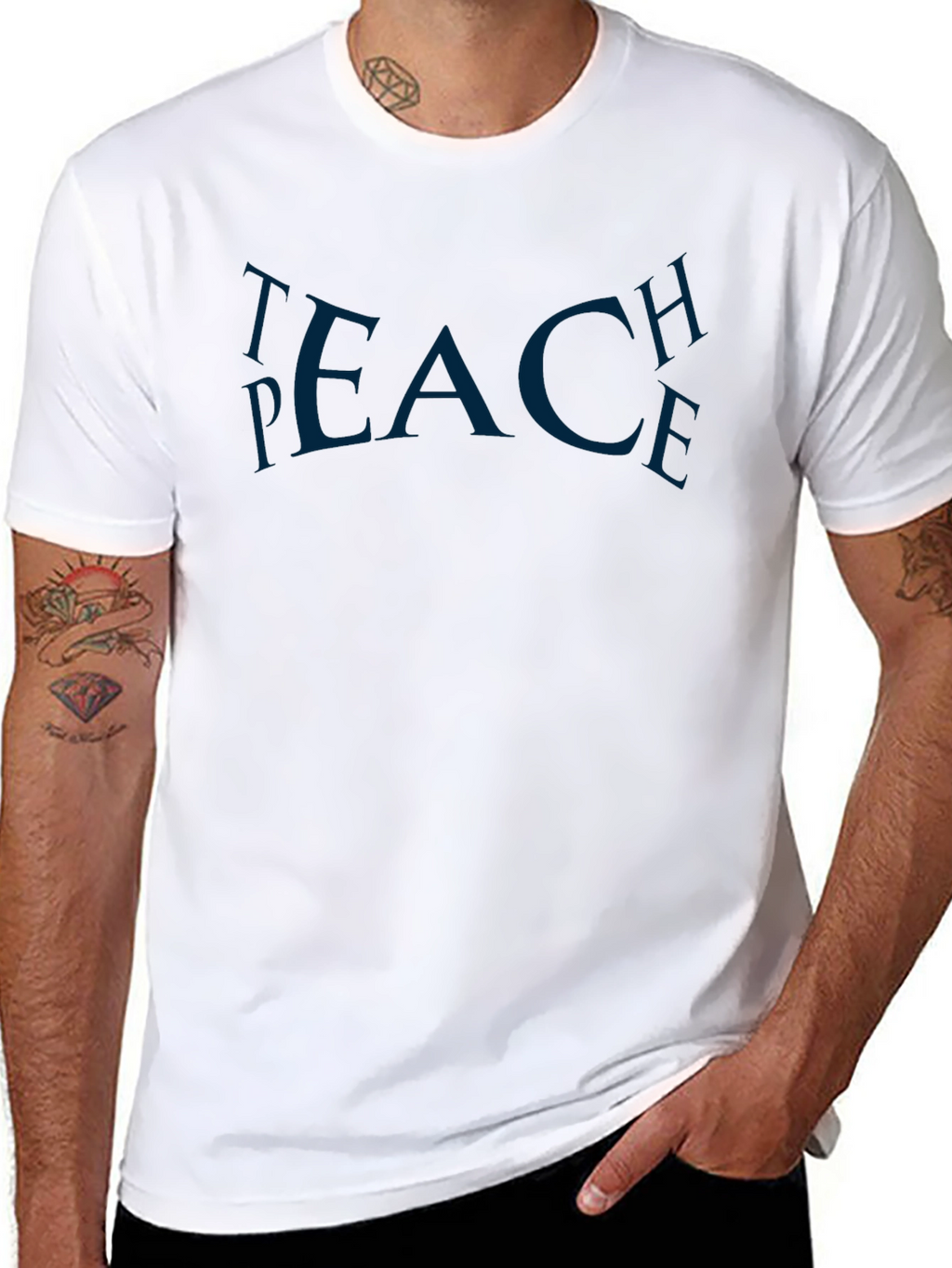 Teach Peace Graphic T-Shirt