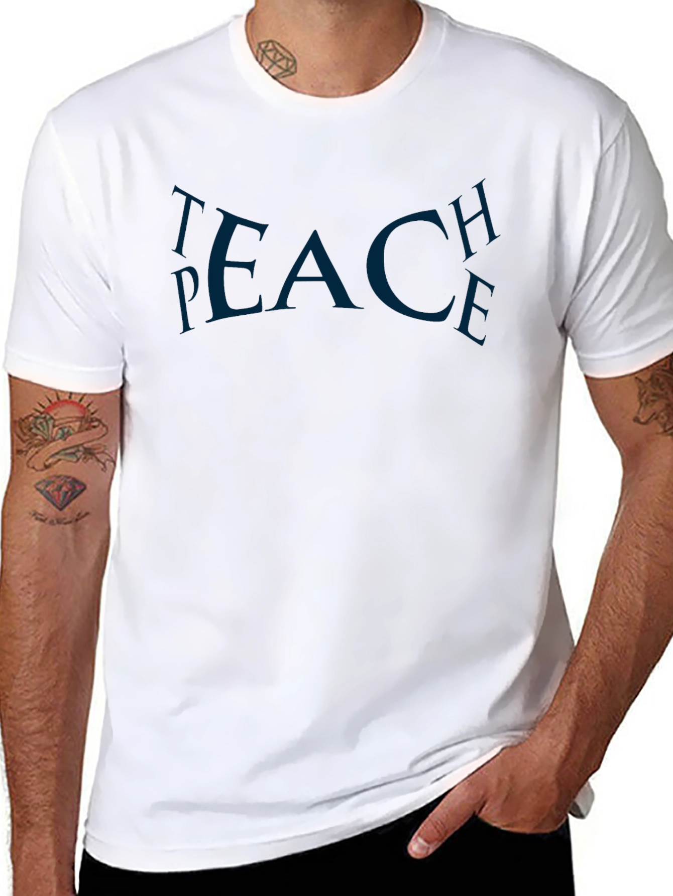 Teach Peace Graphic T-Shirt