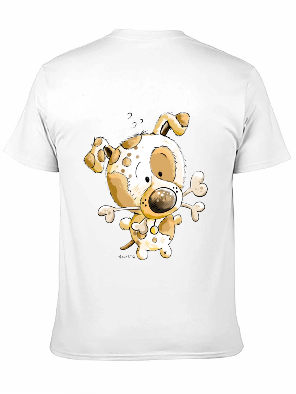 Dog Cartoon Graphic T-Shirt