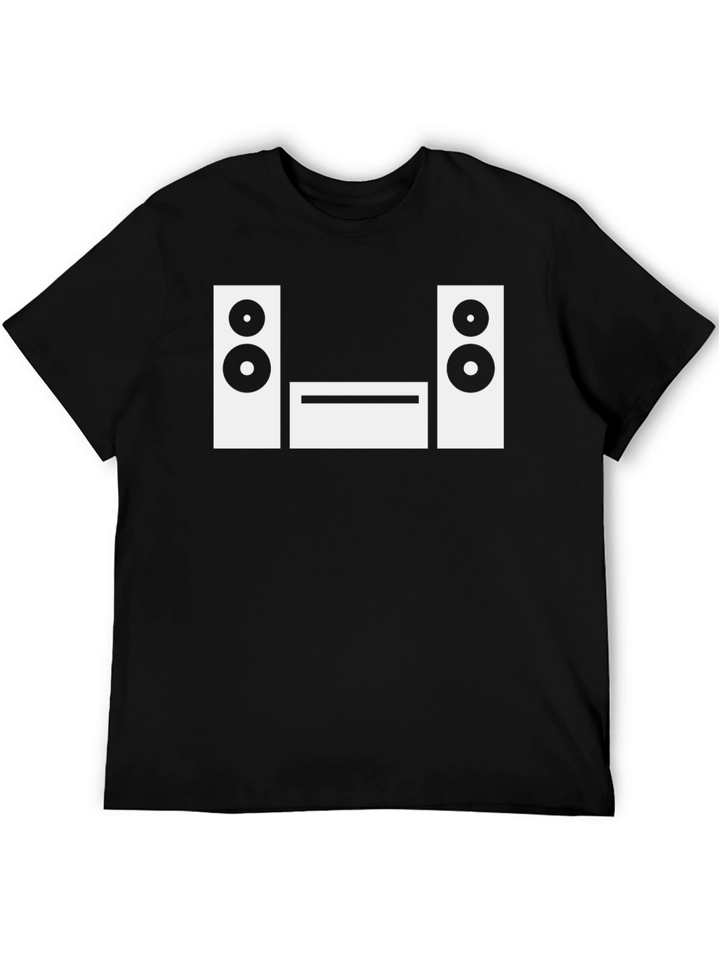 Stereo System Graphic Tee - Black