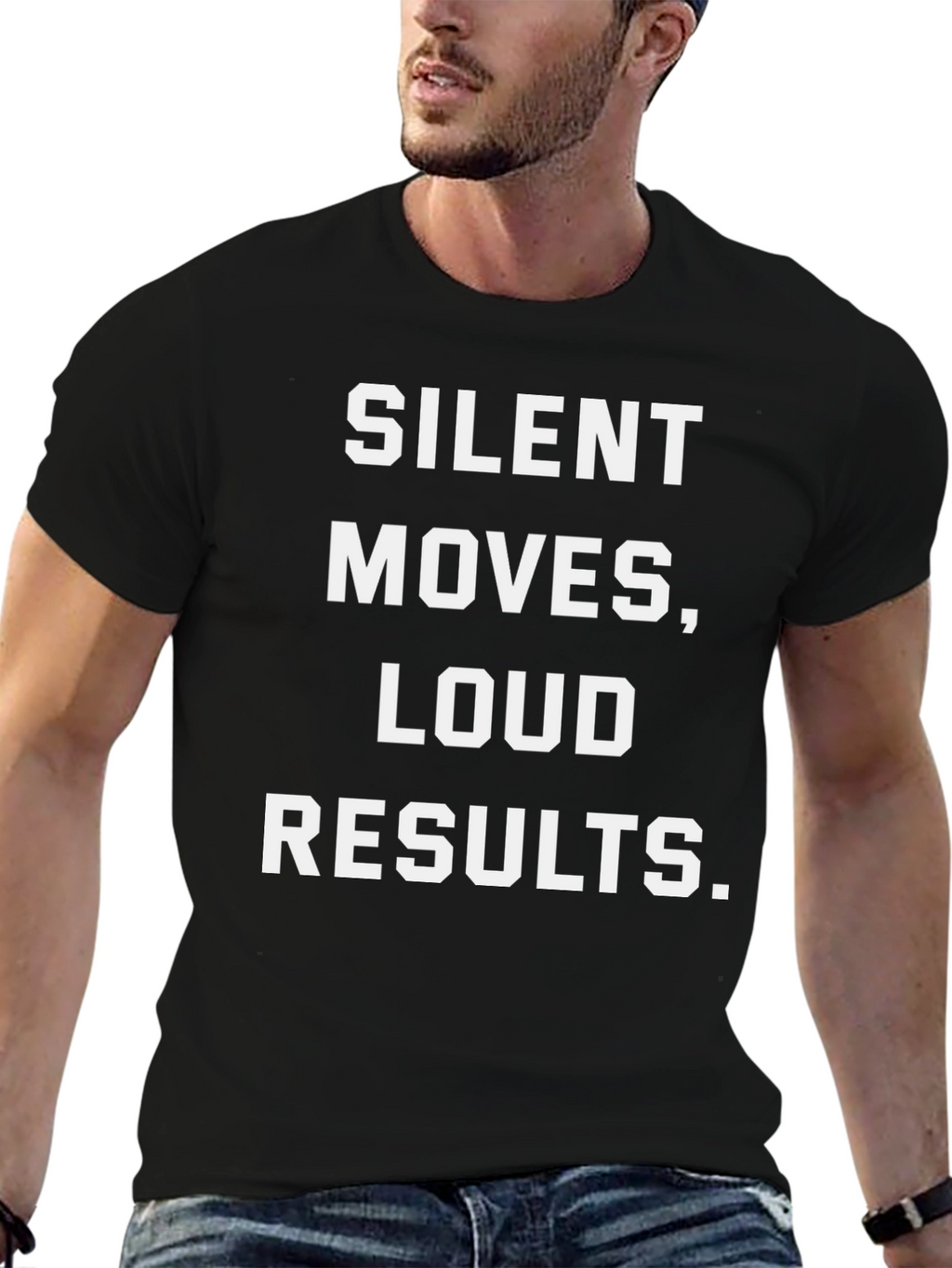 Silent Moves Loud Results Graphic T-Shirt