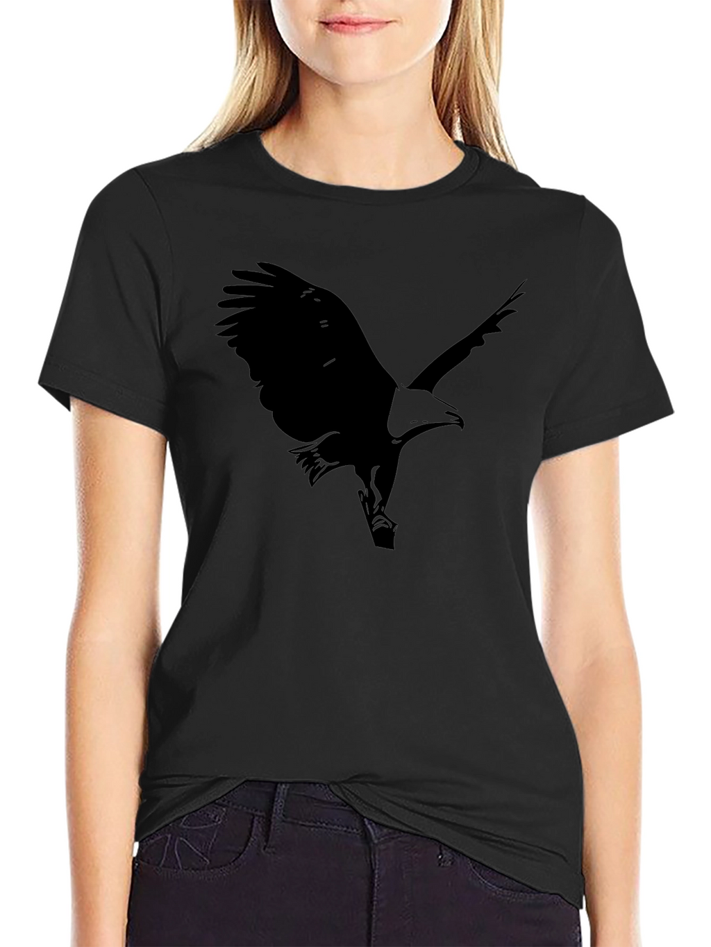 Black Eagle Graphic Tee - Stylish Menswear