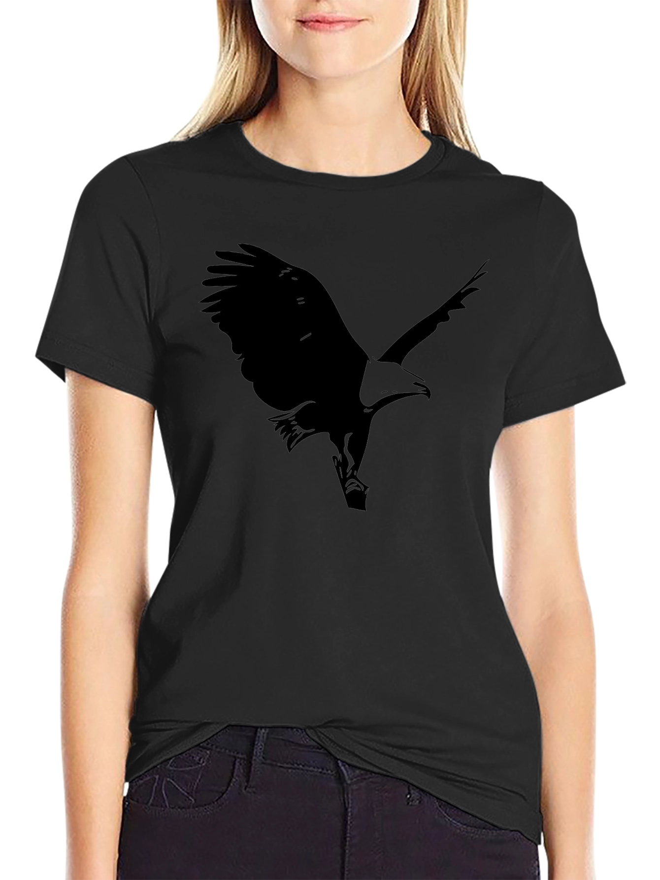 Black Eagle Graphic Tee - Stylish Menswear
