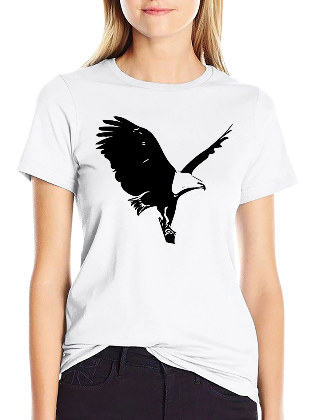 Black Eagle Graphic Tee - Stylish Menswear
