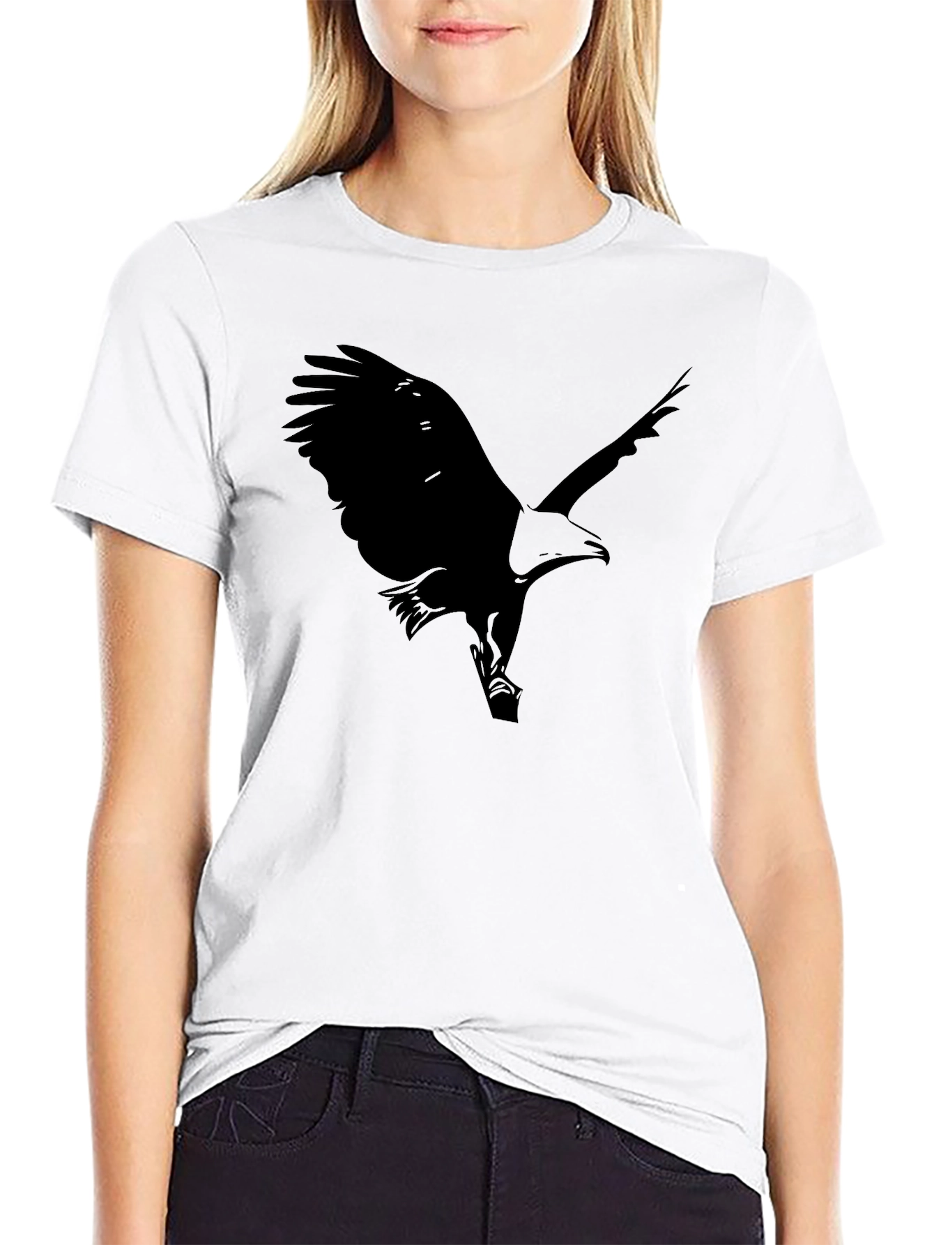Black Eagle Graphic Tee - Stylish Menswear