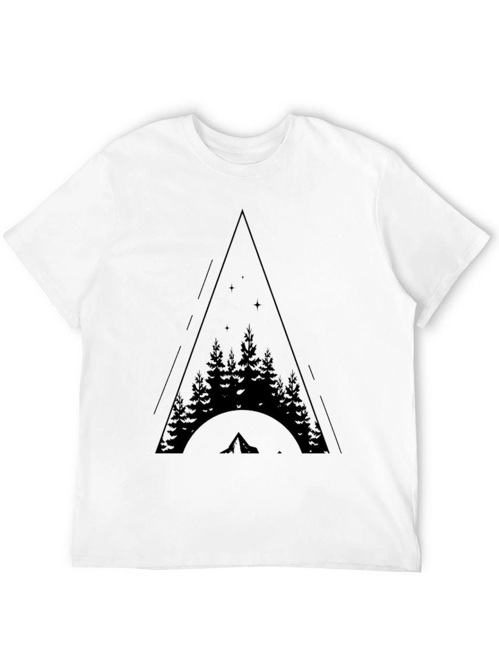 Mountain Adventure Tee - Nature Lovers Black T-Shirt