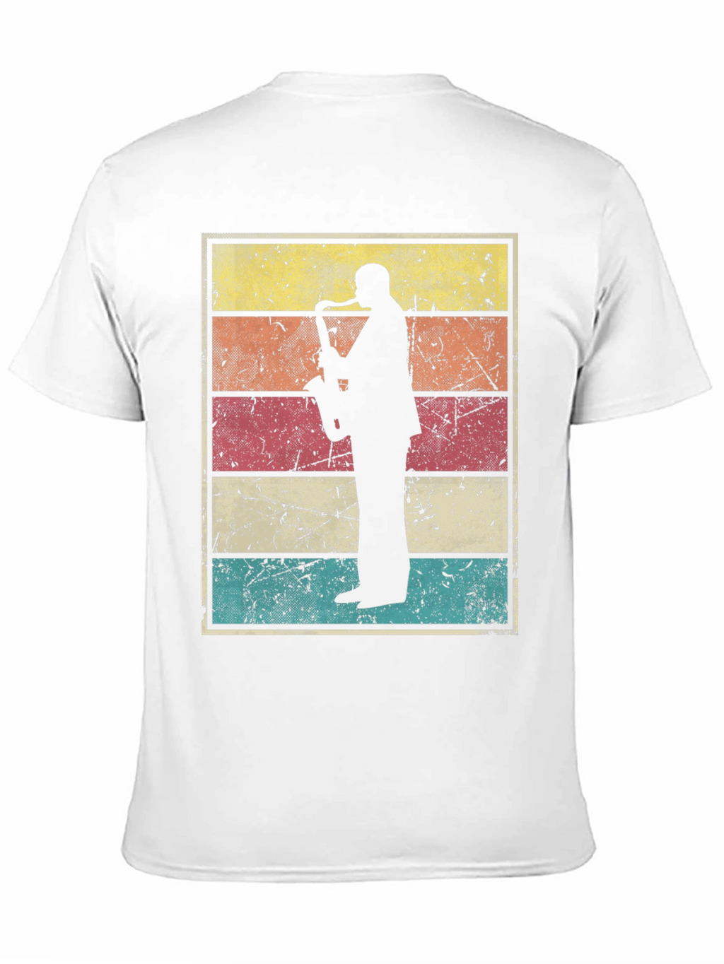 Retro Saxophone Player Graphic Tee