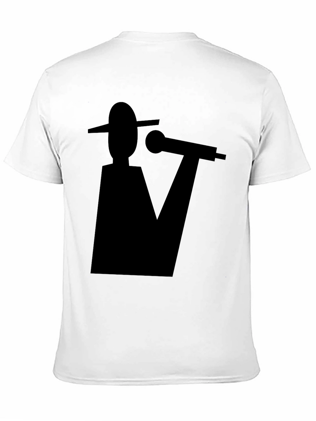 Abstract Musician Black Graphic Tee