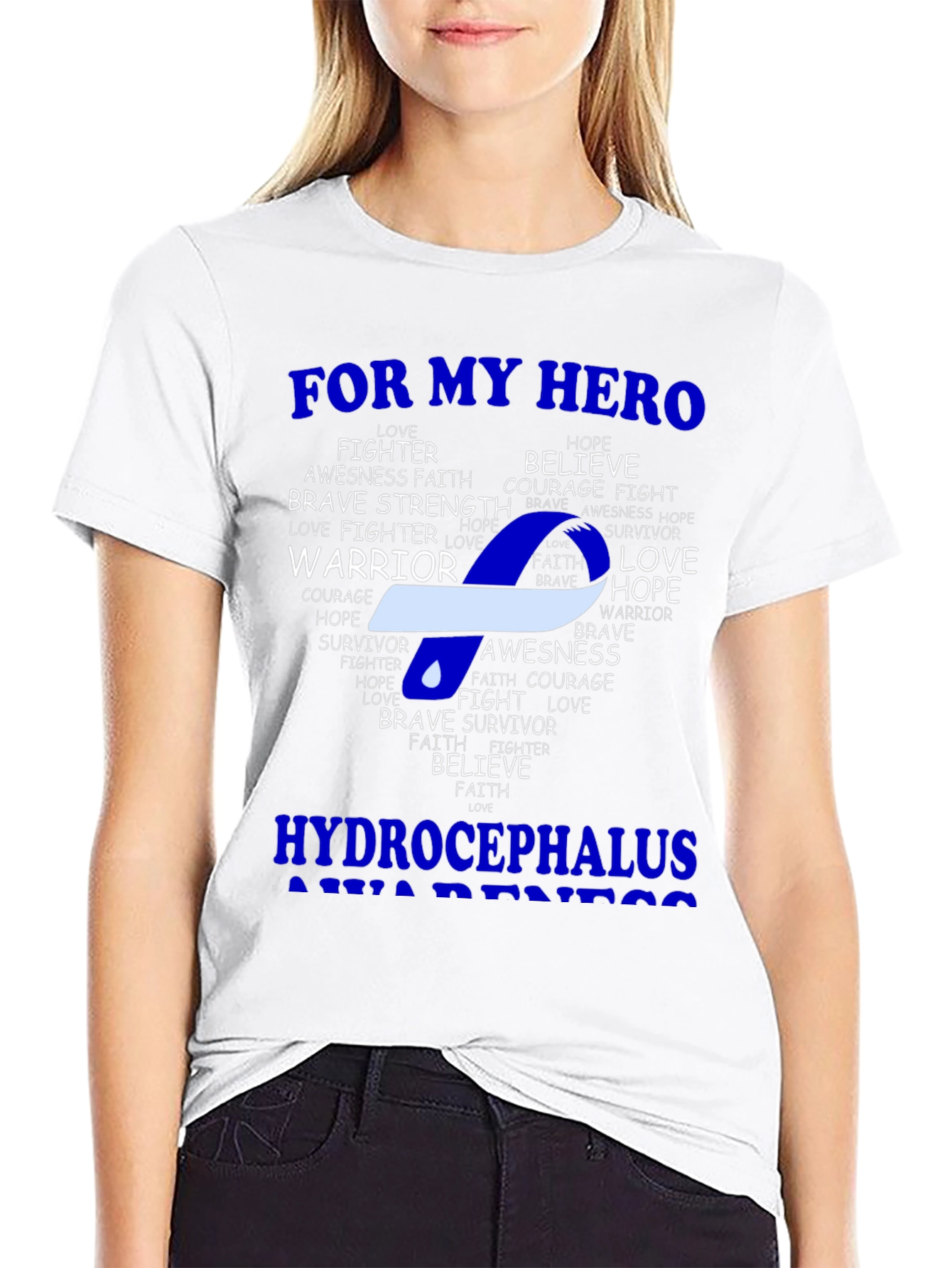 Hydrocephalus Awareness T-Shirt - For My Hero