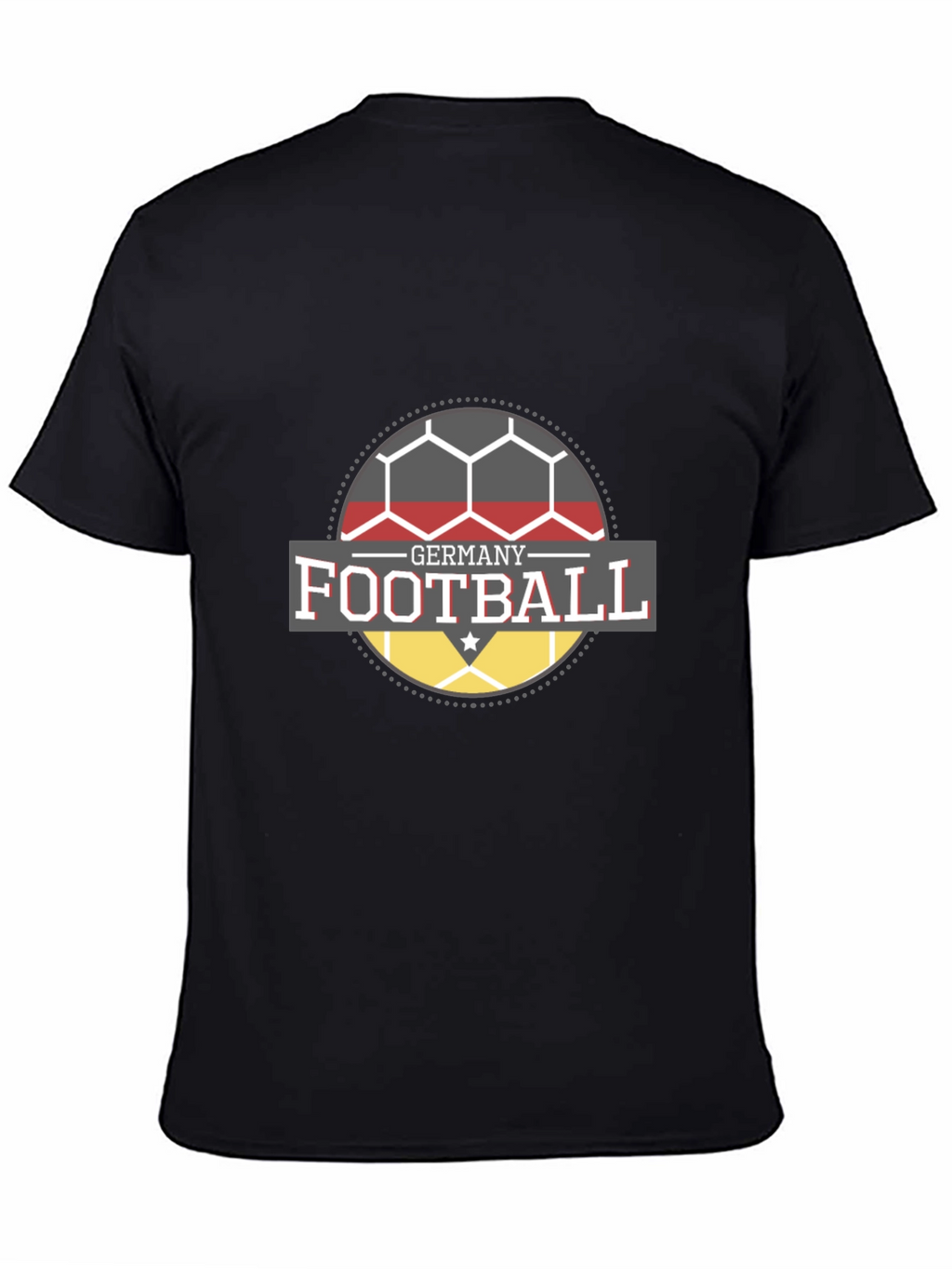 Germany Football T-Shirt - Black Soccer Fan Tee