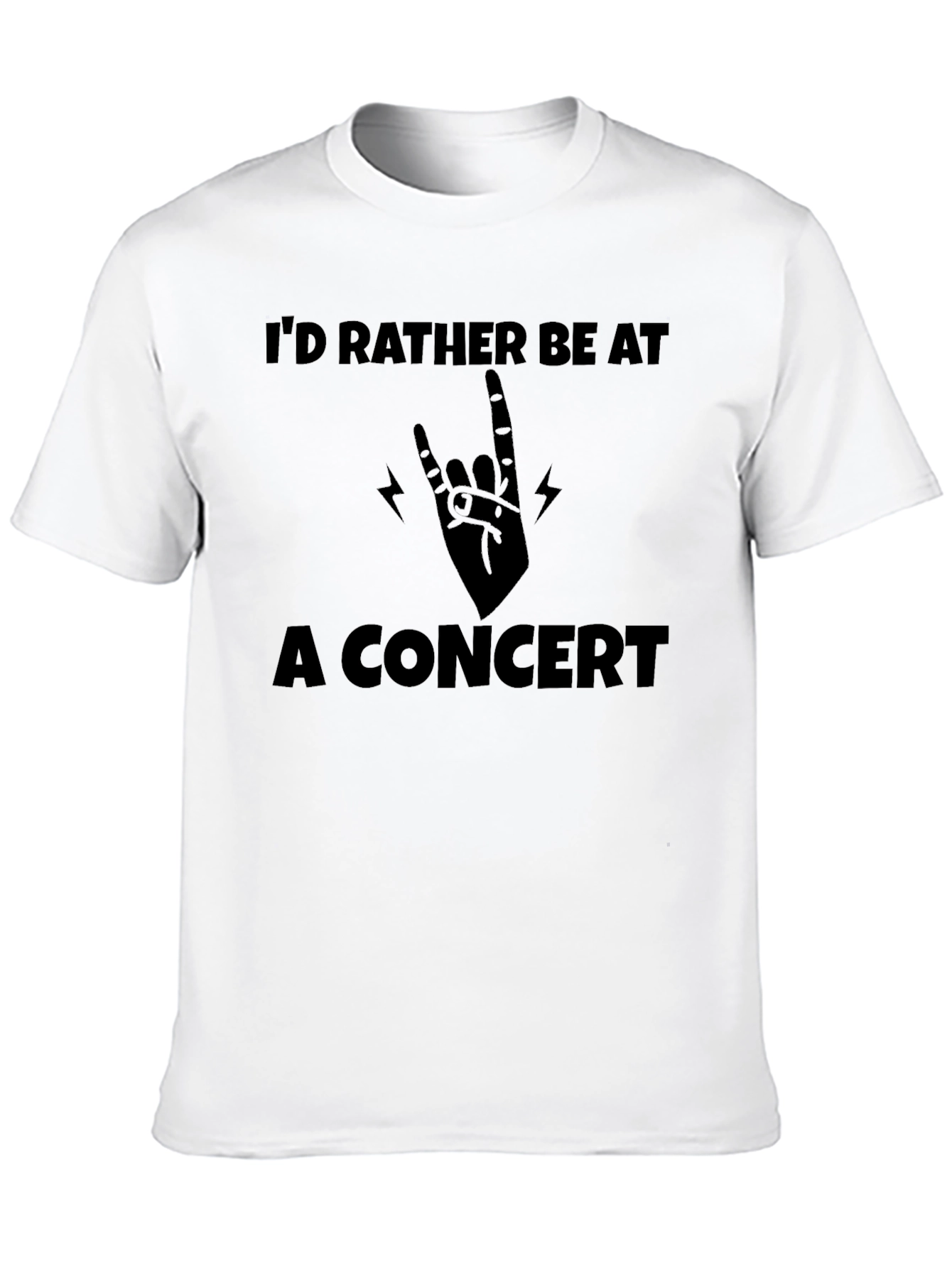 Concert Lover Black T-Shirt