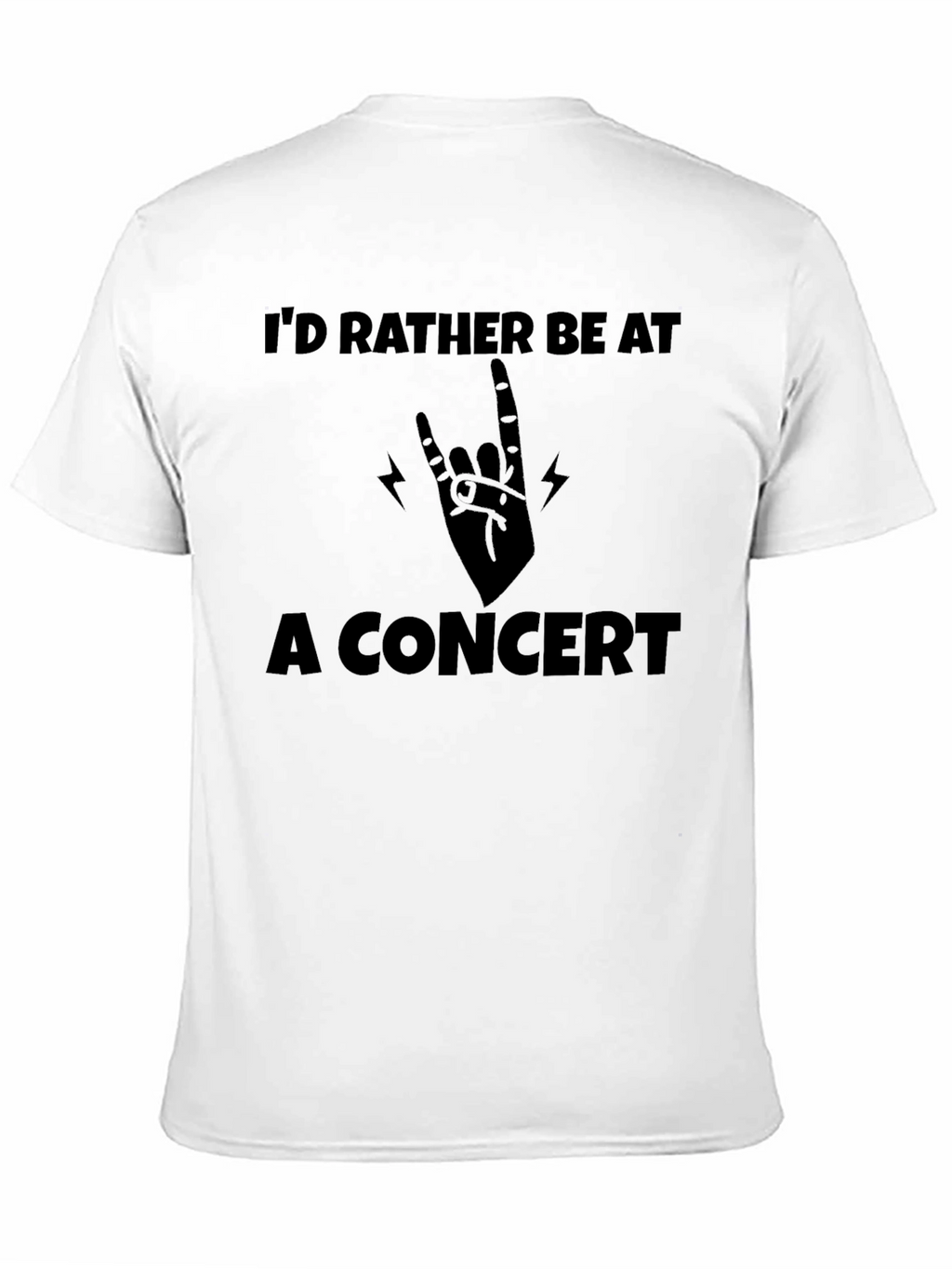 Concert Lover Black T-Shirt