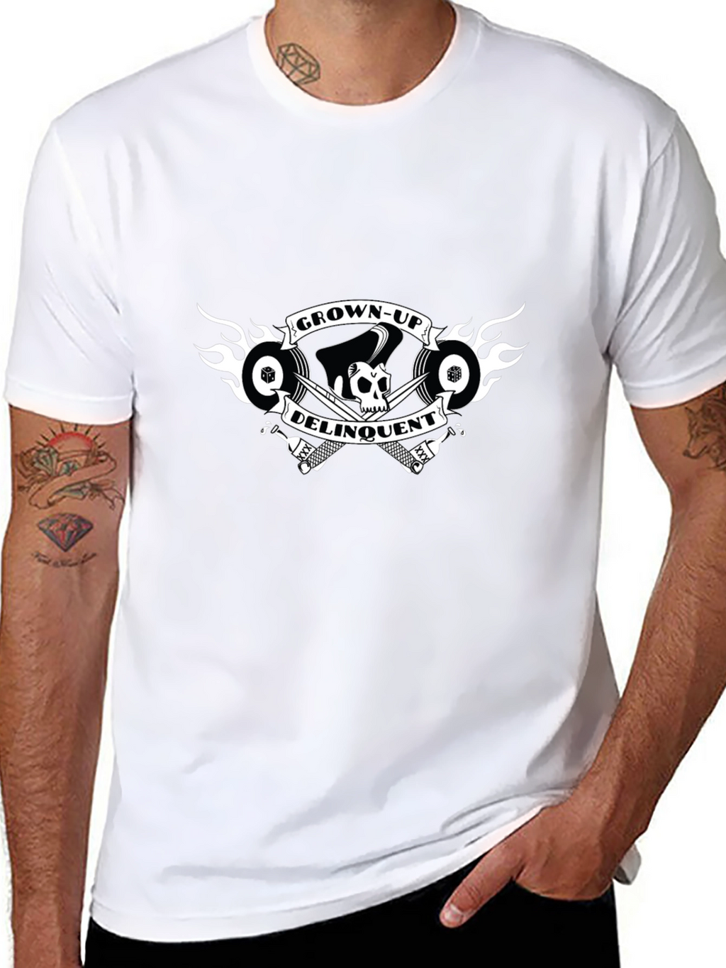 Grown-Up Delinquent Graphic Tee