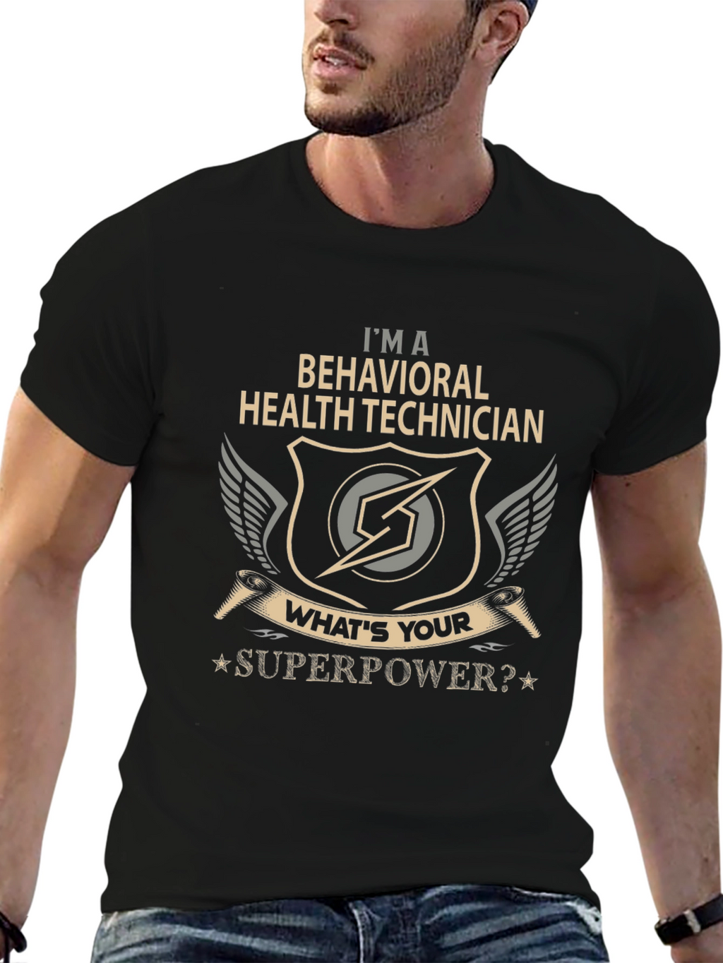 Behavioral Health Technician Superpower T-Shirt