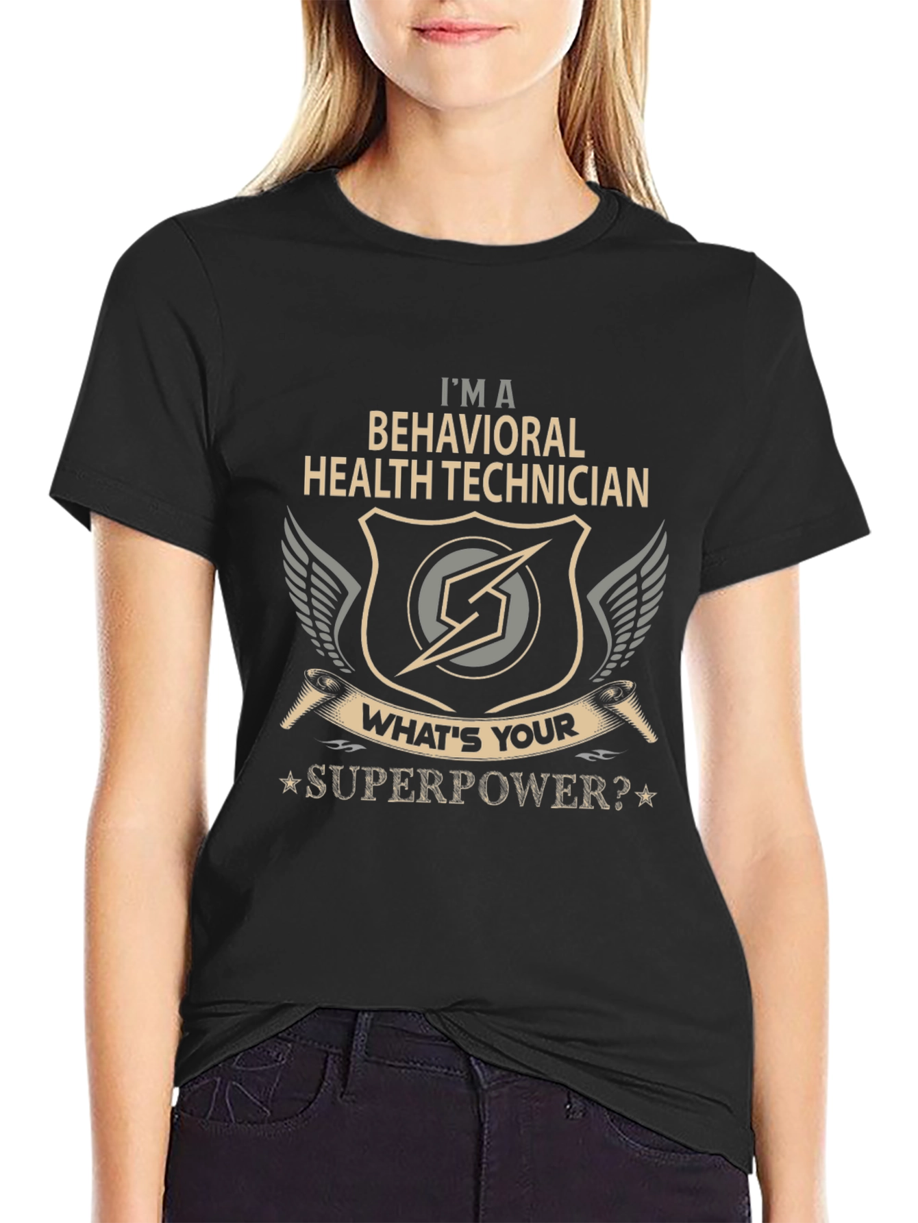 Behavioral Health Technician Superpower T-Shirt