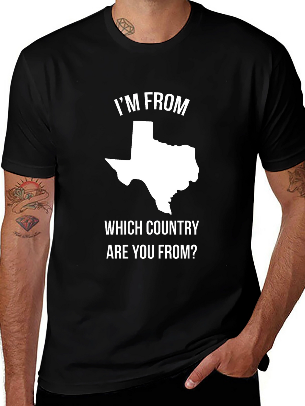 Texas Pride Graphic T-Shirt -  Im From Texas!