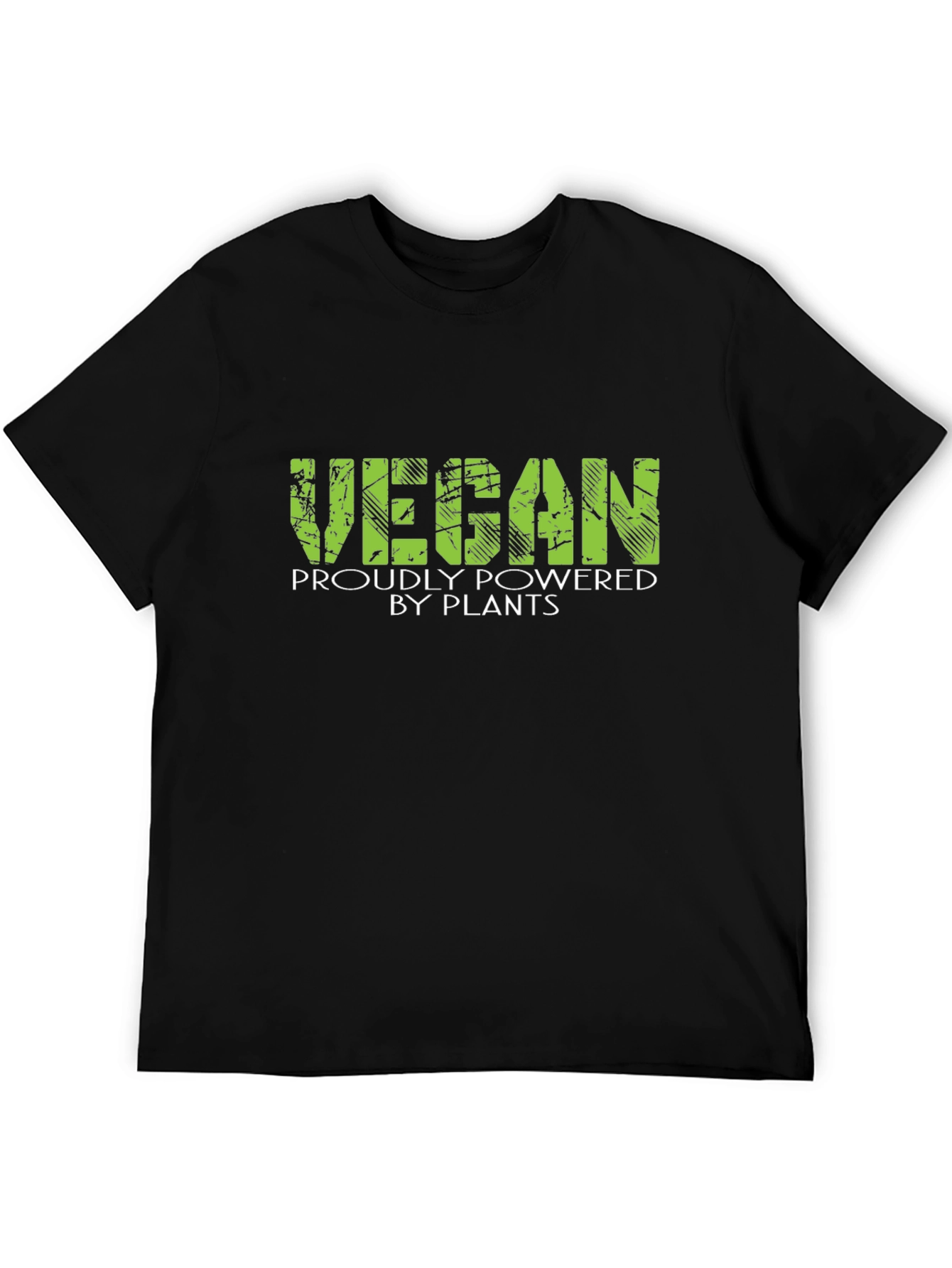 Vegan Powered By Plants Black T-Shirt