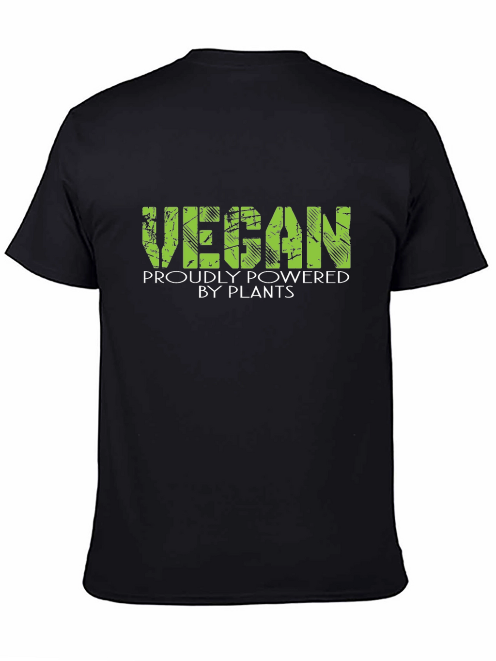 Vegan Powered By Plants Black T-Shirt