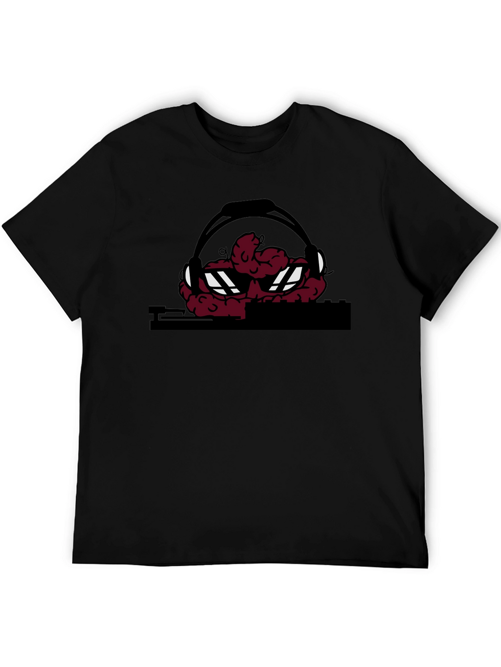 DJ Brain Graphic T-Shirt - Unique Design