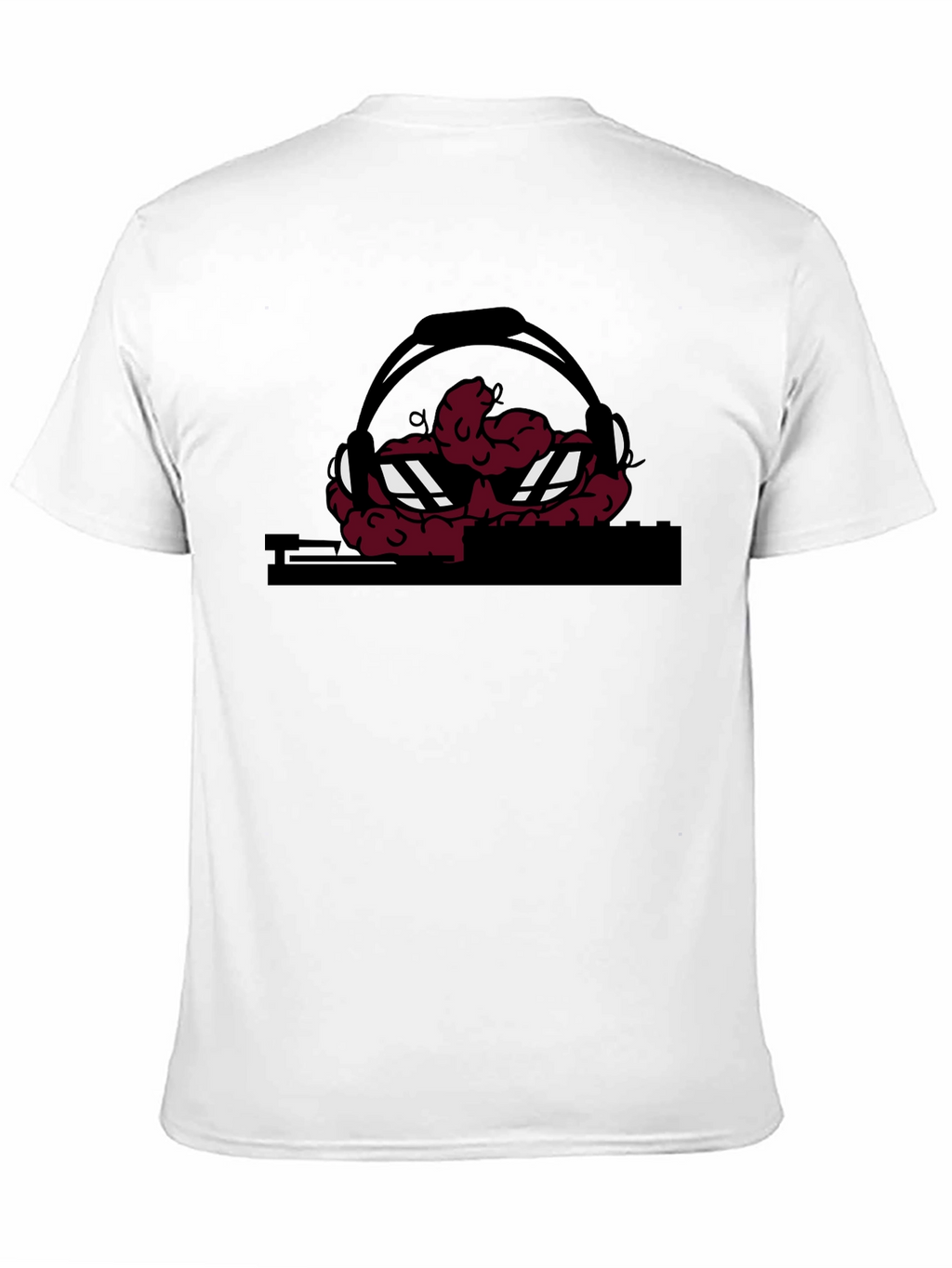 DJ Brain Graphic T-Shirt - Unique Design