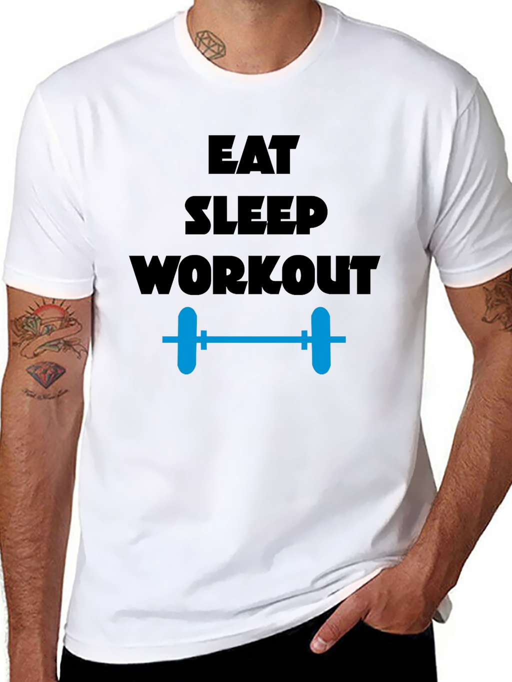 Eat Sleep Workout Gym T-Shirt