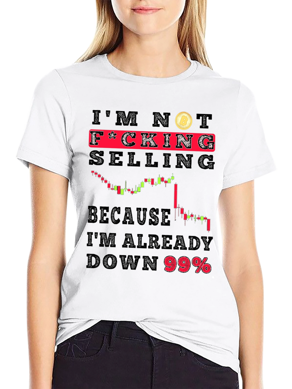 Im Not Selling Bitcoin Black T-Shirt