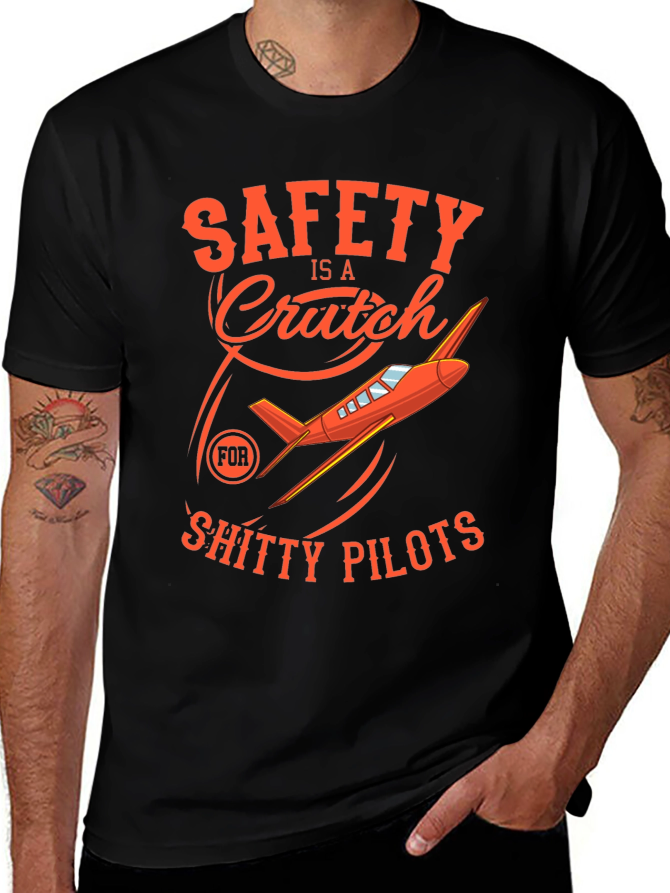 Safety is a Crutch T-Shirt