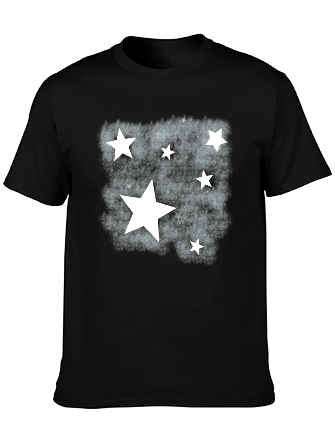 Starry Night Black T-Shirt - Celestial Style