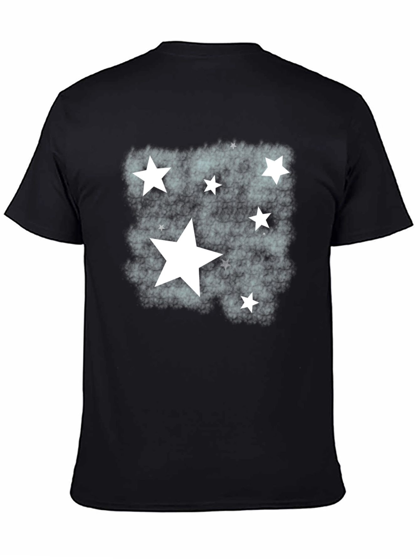 Starry Night Black T-Shirt - Celestial Style