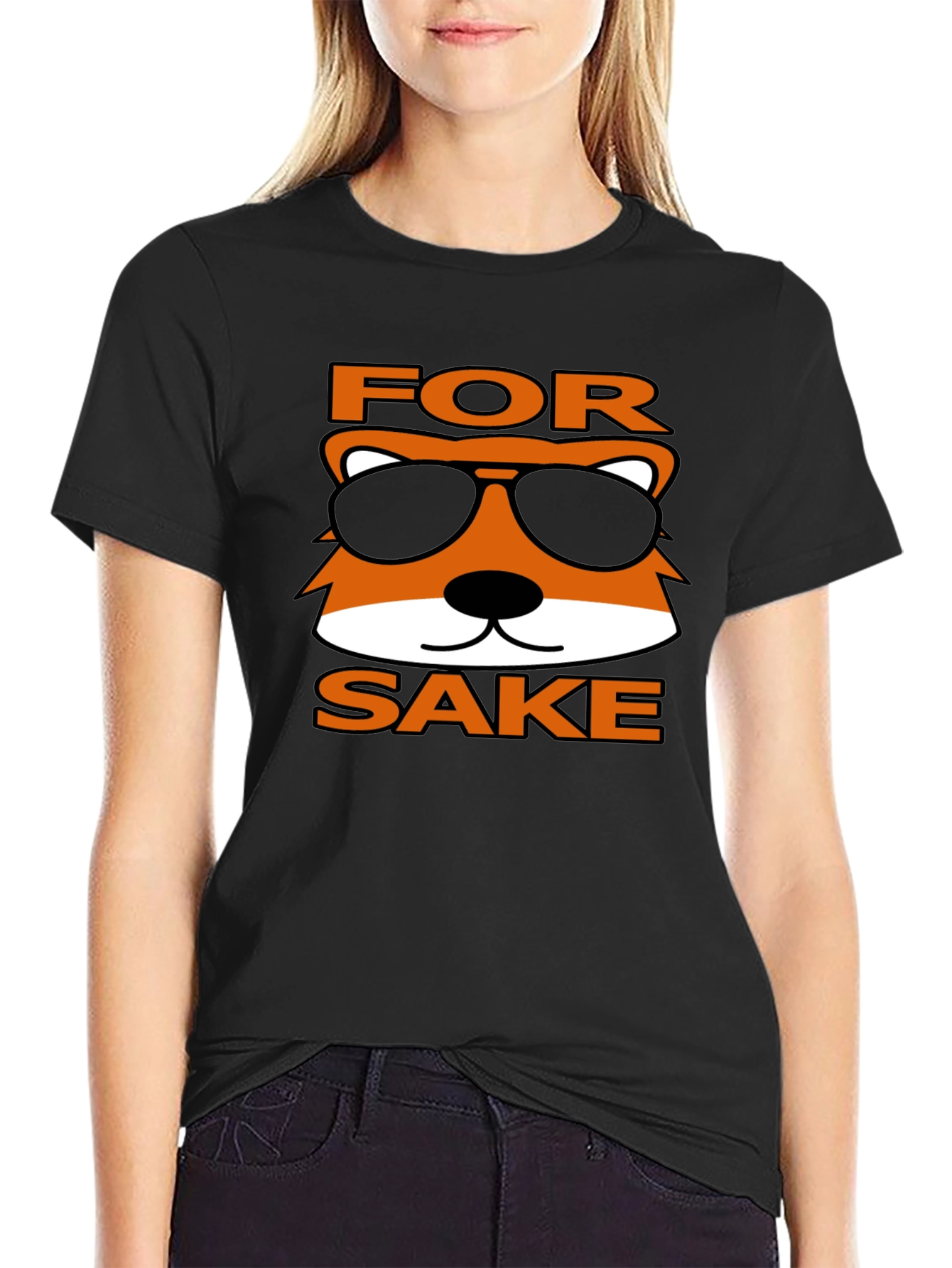 For Fox Sake Funny Graphic T-Shirt