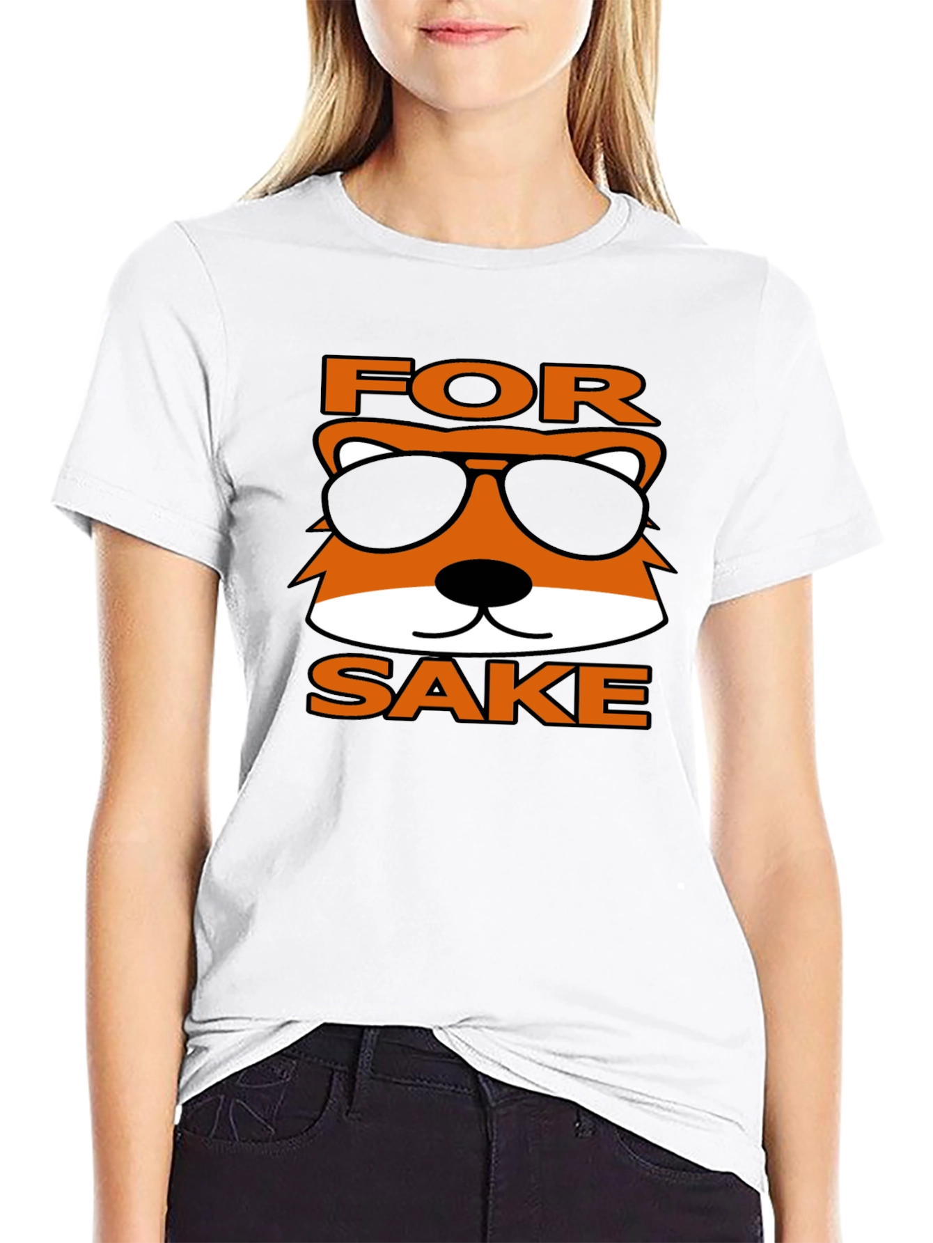 For Fox Sake Funny Graphic T-Shirt