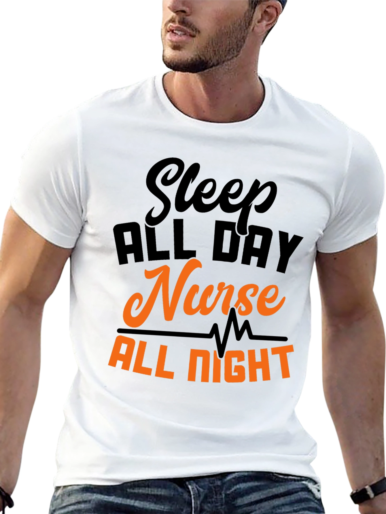 Sleep All Day Nurse All Night T-Shirt