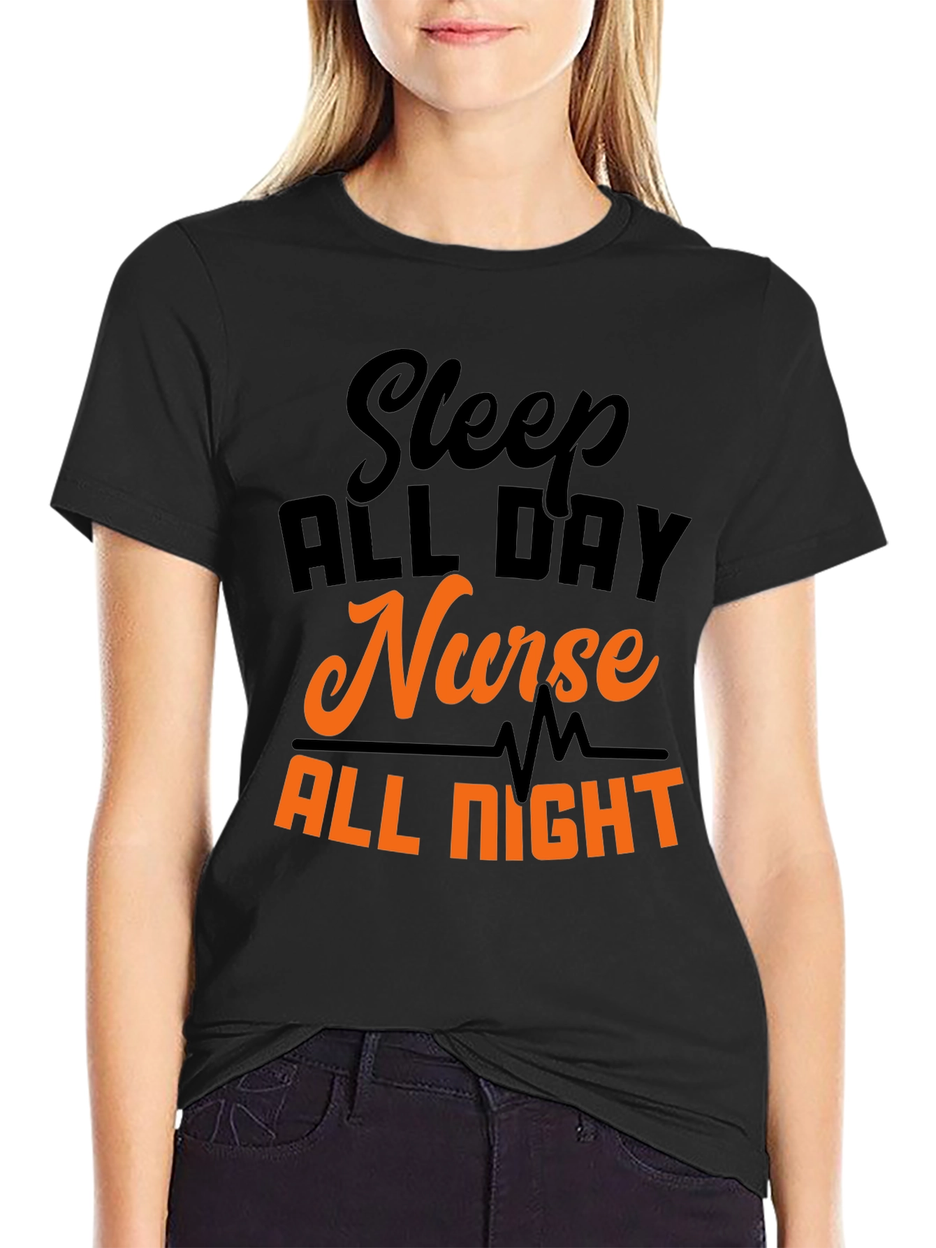 Sleep All Day Nurse All Night T-Shirt
