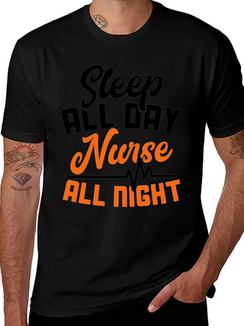 Sleep All Day Nurse All Night T-Shirt