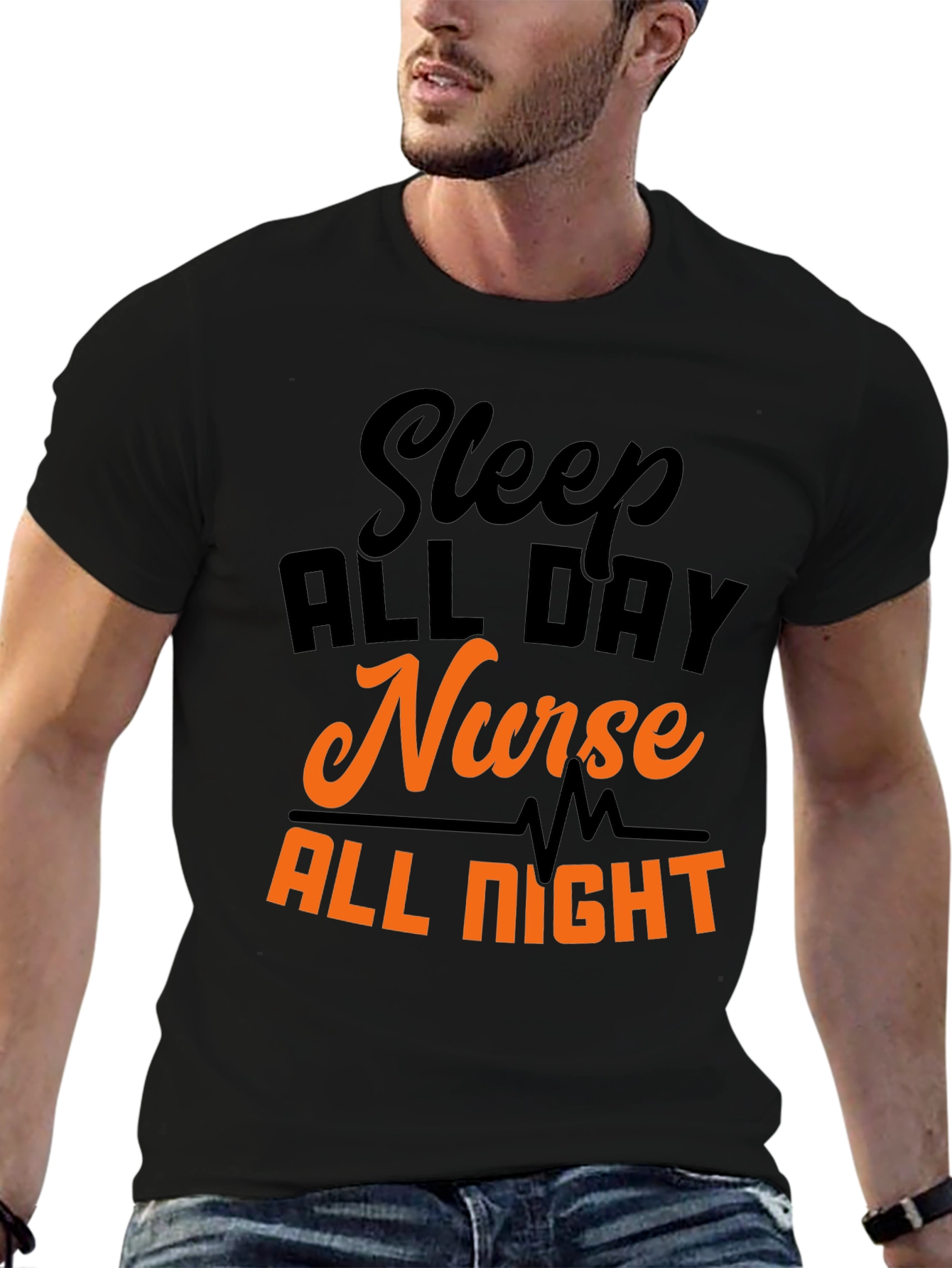 Sleep All Day Nurse All Night T-Shirt