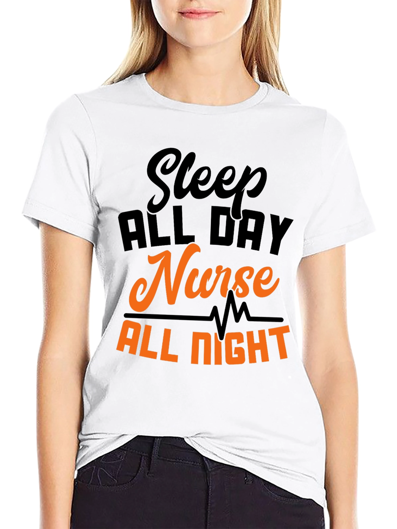 Sleep All Day Nurse All Night T-Shirt