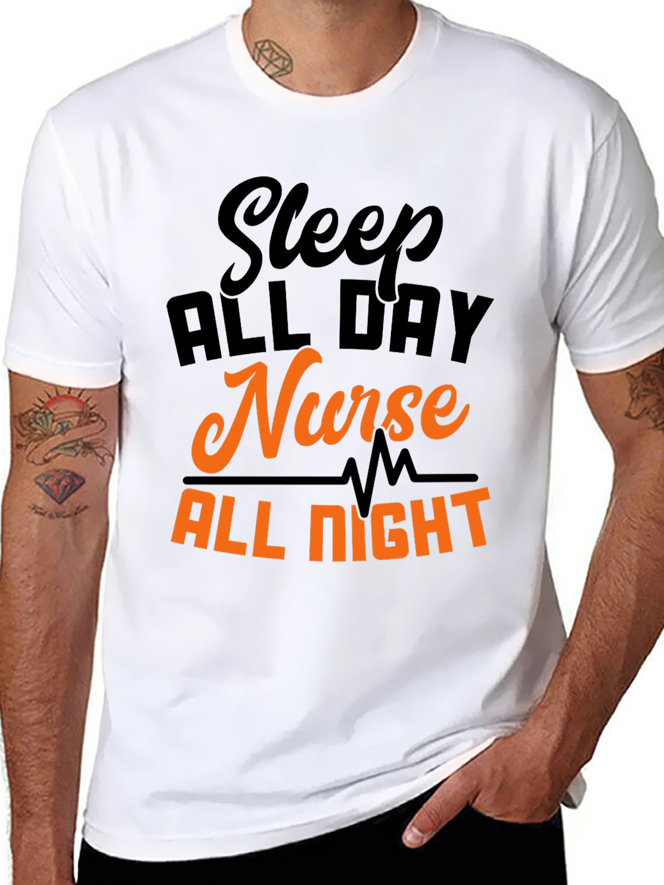 Sleep All Day Nurse All Night T-Shirt
