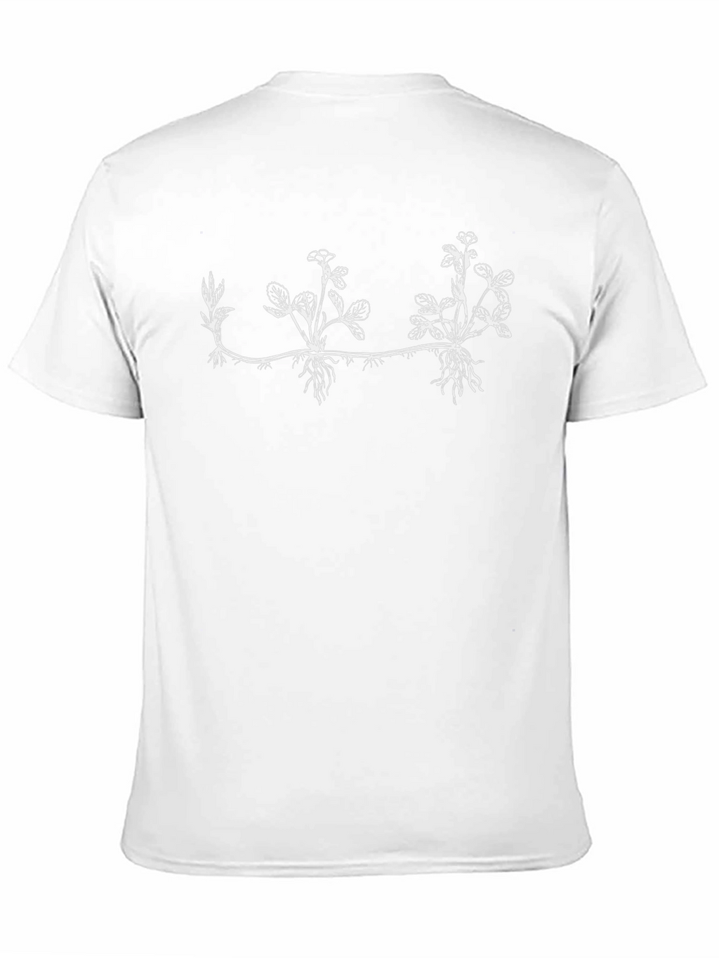 Botanical Graphic Tee - Black Cotton Blend
