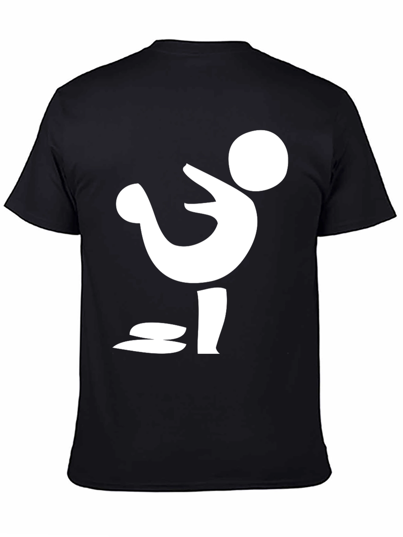 Abstract Figure Graphic Tee - Modern Minimalist Design