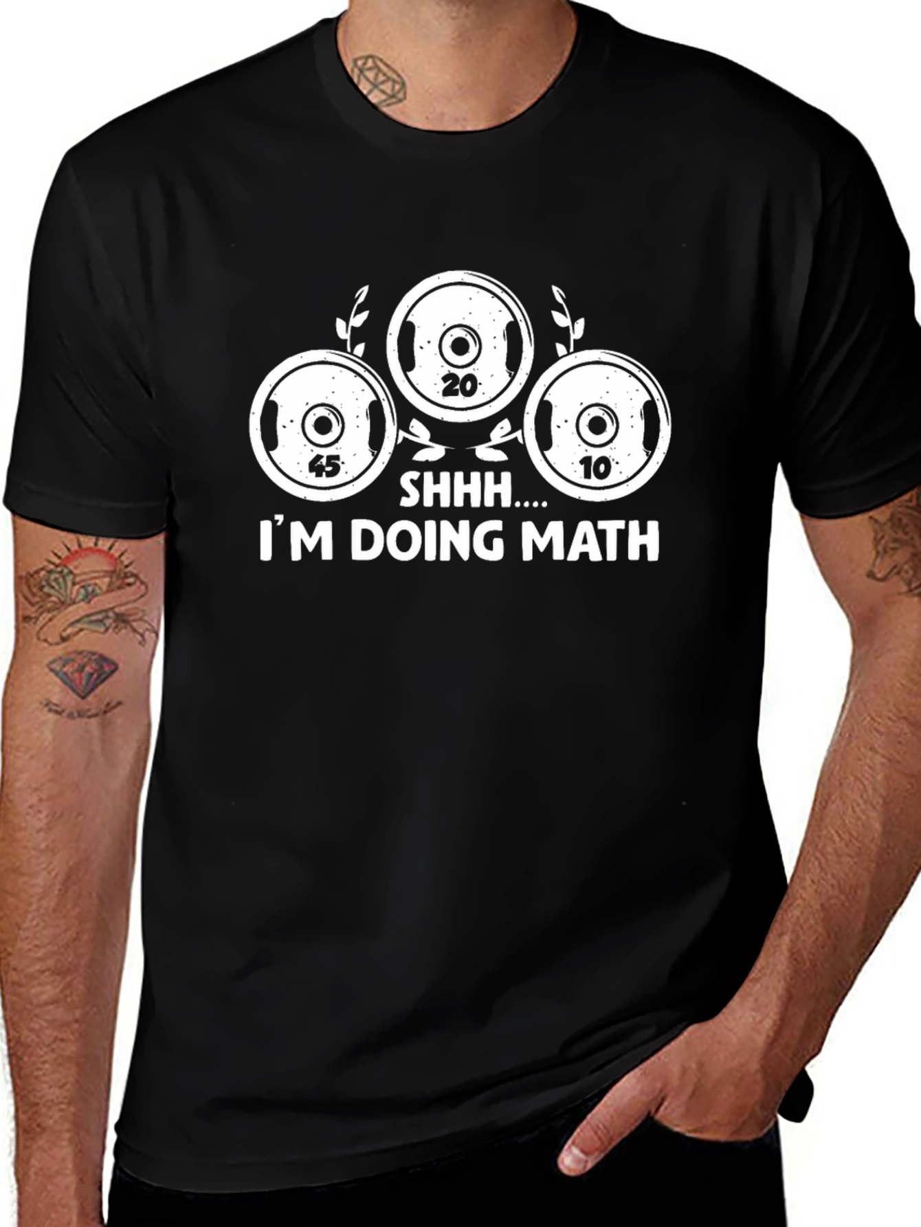 SHHH... IM DOING MATH! Novelty T-Shirt