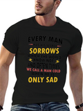 Every Man Black Graphic T-Shirt
