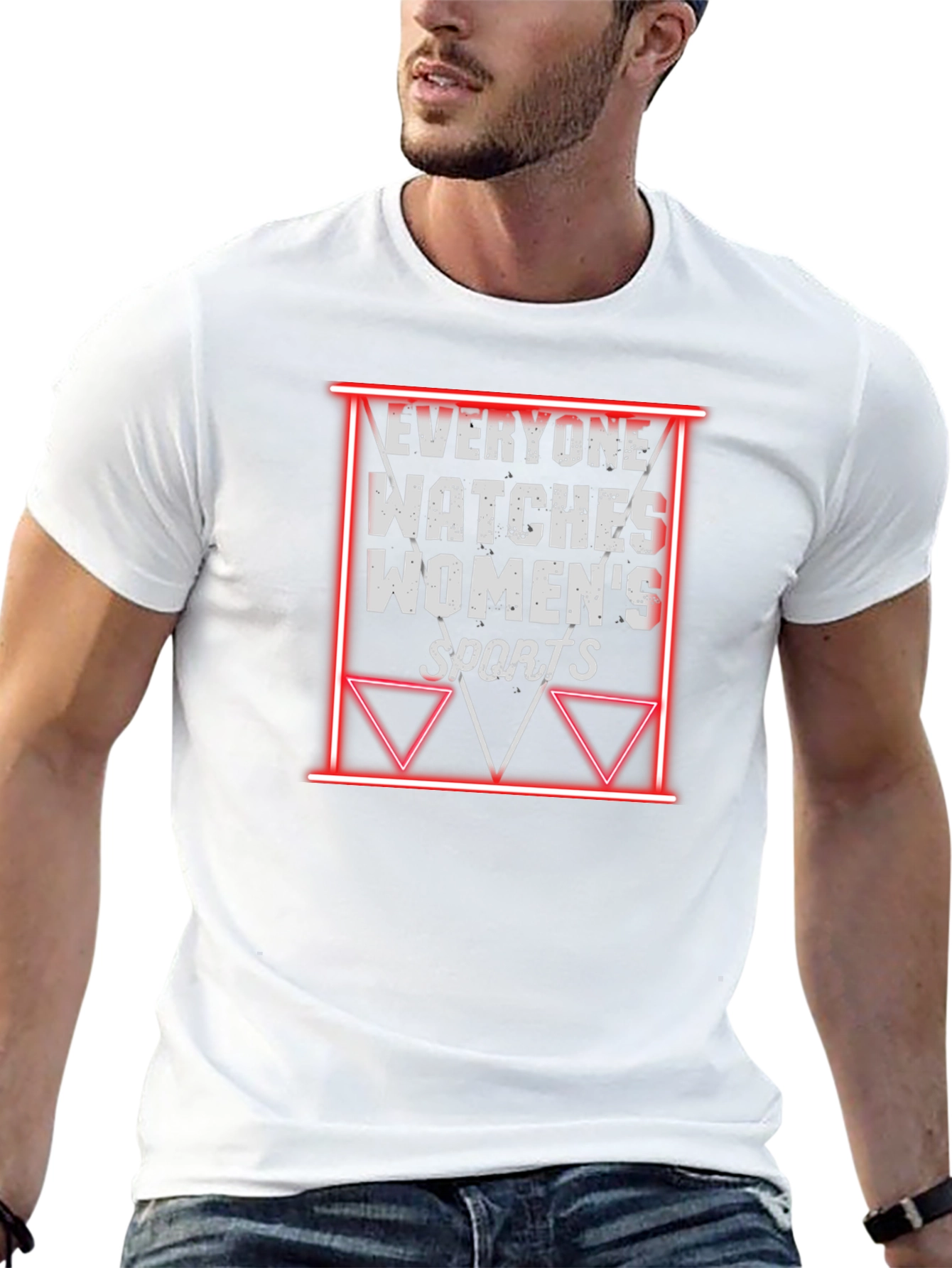 Everyone Watches Womens Sports Graphic Tee