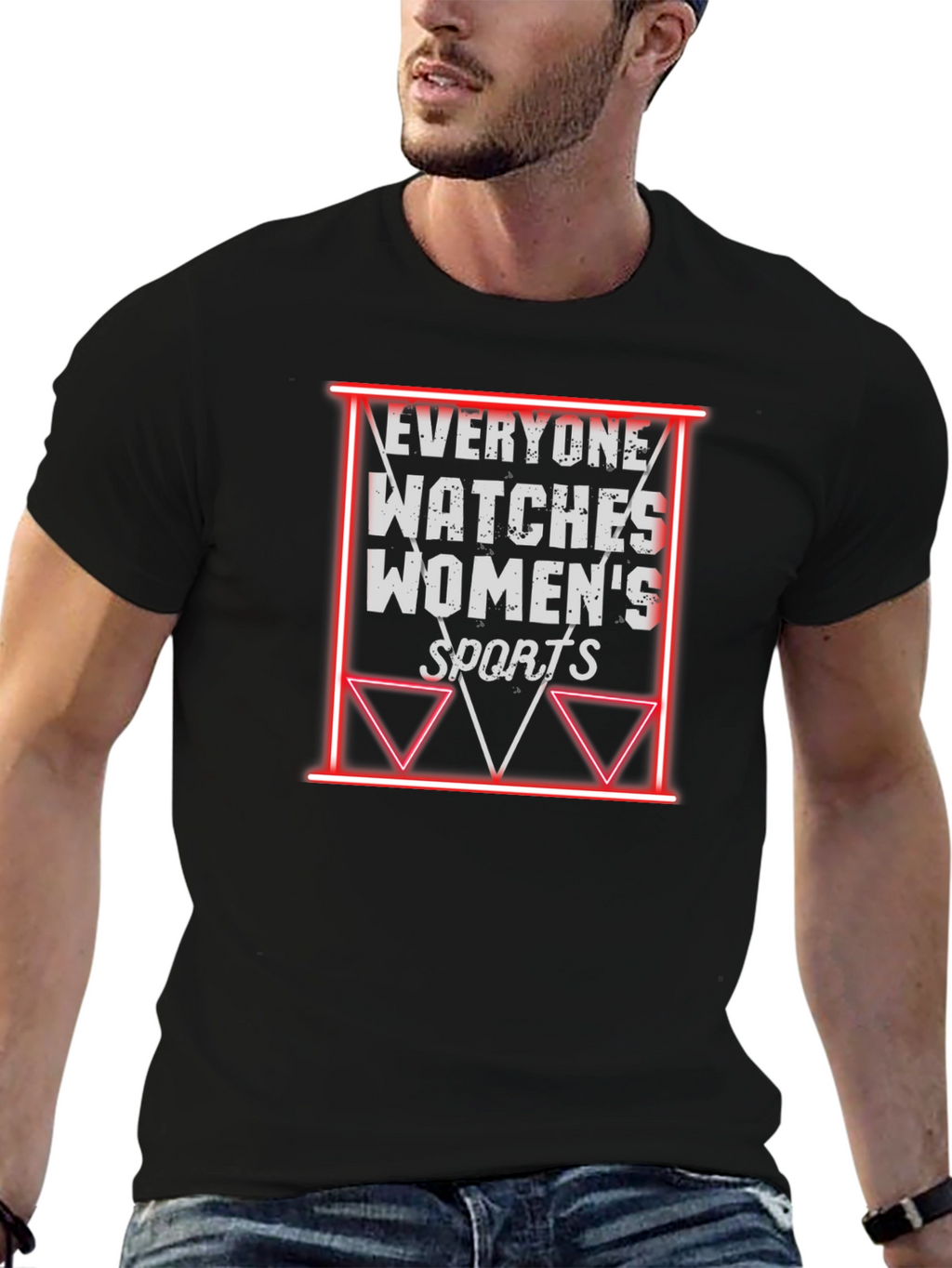 Everyone Watches Womens Sports Graphic Tee