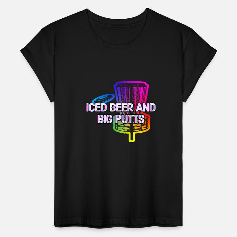 Iced Beer and Big Putts Disc Golf Beer Lover
