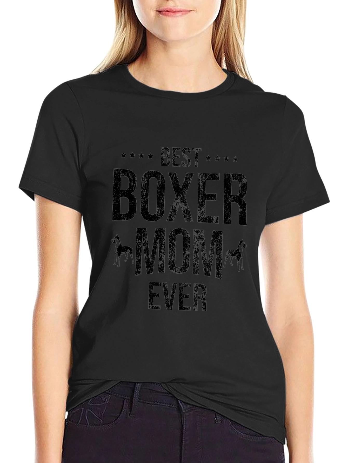 Best Boxer Mom Ever Graphic Tee
